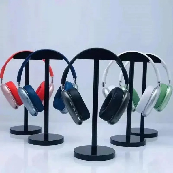 Беспроводные наушники Macaron P9 Max Bluetooth стерео наушники с кейсом и функцией MP3