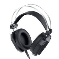 Ігрова гарнітура XO GE-07 Black AUX USB навушники провідні повнорозмірні