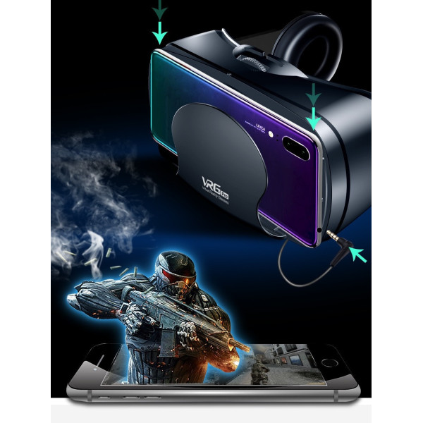 Окуляри 3D віртуальної реальності SHINECON SC-G15E PRO+ з наушниками та пультом