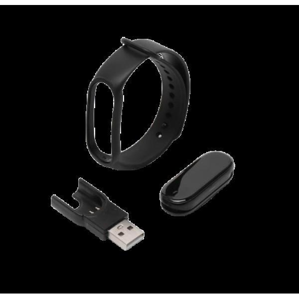 Розумний фітнес-браслет смарт-годинник Band M8 з USB-зарядкою Чорний