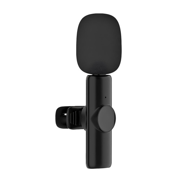 Комплект петличних мікрофонів K11 Wireless Lavalier Microphone з перехідником Lightning Чорний