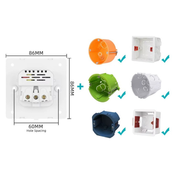 Розетка Coswall с заземлением и 2 USB-портами Пластик Белая