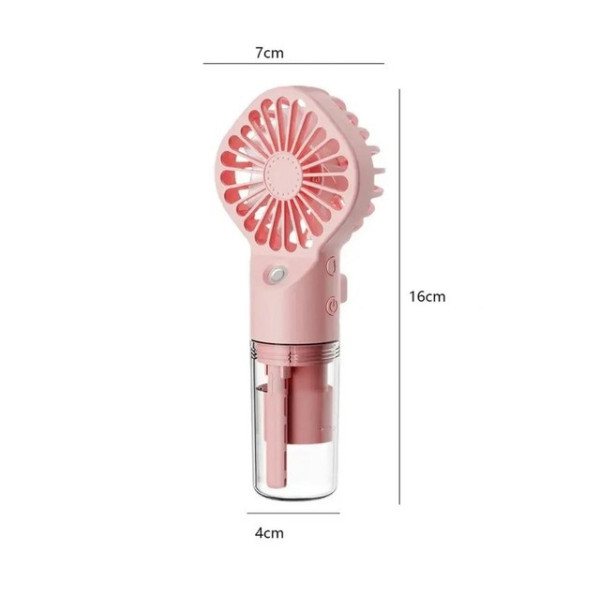 Маленький вентилятор Handy Fan LY-598 аккумуляторный с распылением воды