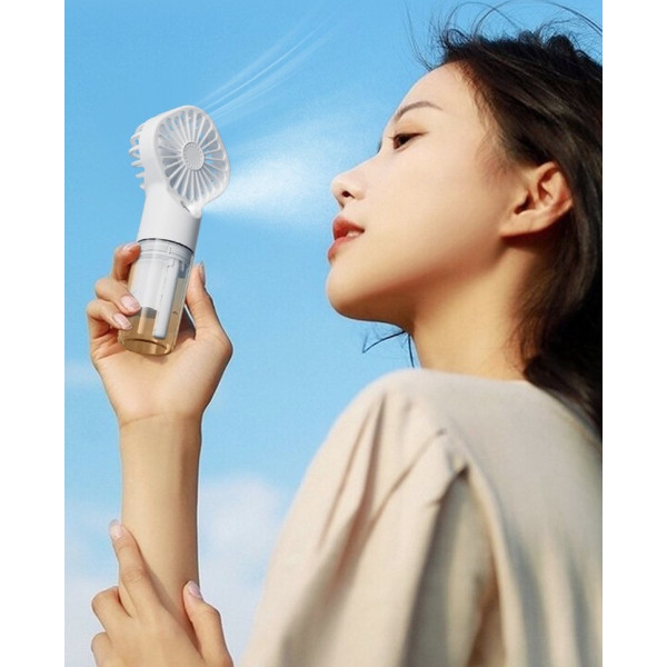 Маленький вентилятор Handy Fan LY-598 аккумуляторный с распылением воды