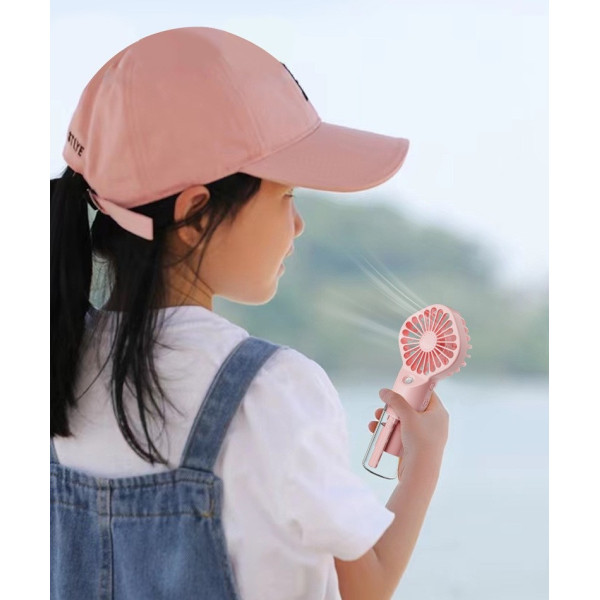 Маленький вентилятор Handy Fan LY-598 аккумуляторный с распылением воды