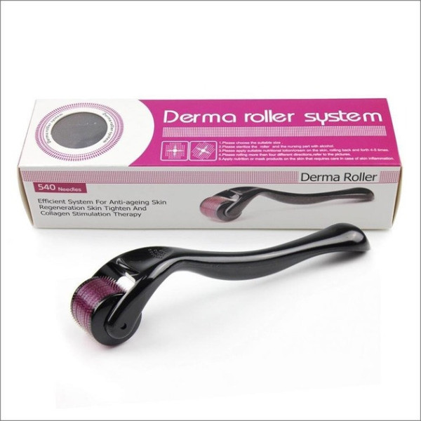 Роликовий мезороллер для кожи 0,5 мм UKC DERMA-ROLLER PRO