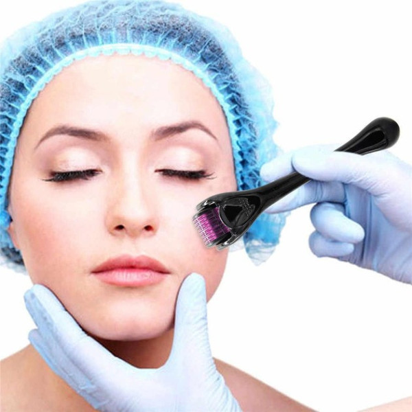 Роликовий мезороллер для кожи 0,5 мм UKC DERMA-ROLLER PRO