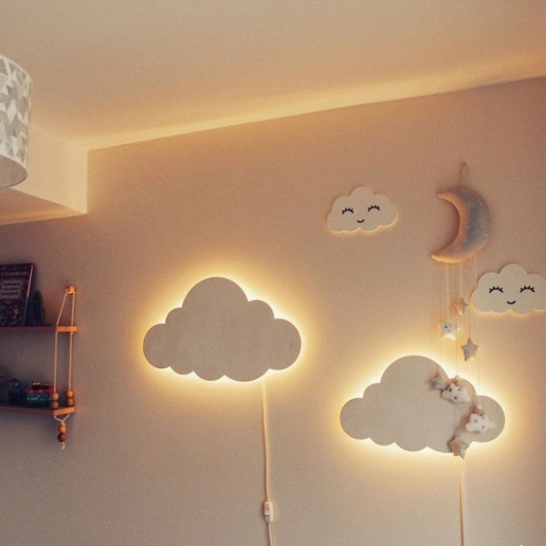 Дитячий нічник Cloud Lights HA-43 з м'яким світлом Нічник для дитячої кімнати