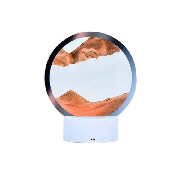 Настольная LED лампа 3D Зыбучий песок / Ночник песочные часы USB светильник