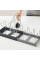 Полка-органайзер DISH RACK для посуды и крышек раздвижной кухонный держатель