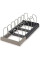Полка-органайзер DISH RACK для посуды и крышек раздвижной кухонный держатель