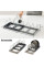 Полка-органайзер DISH RACK для посуды и крышек раздвижной кухонный держатель