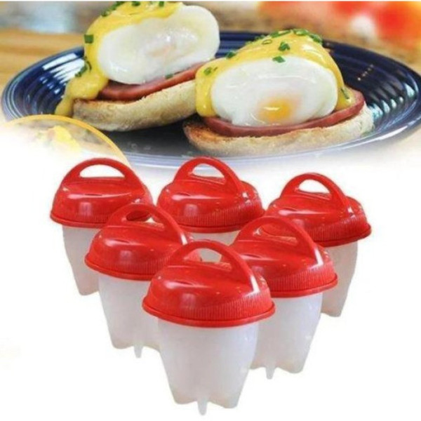 Силиконовые формочки EGG Boiler для варки яиц без скорлупы 6 шт