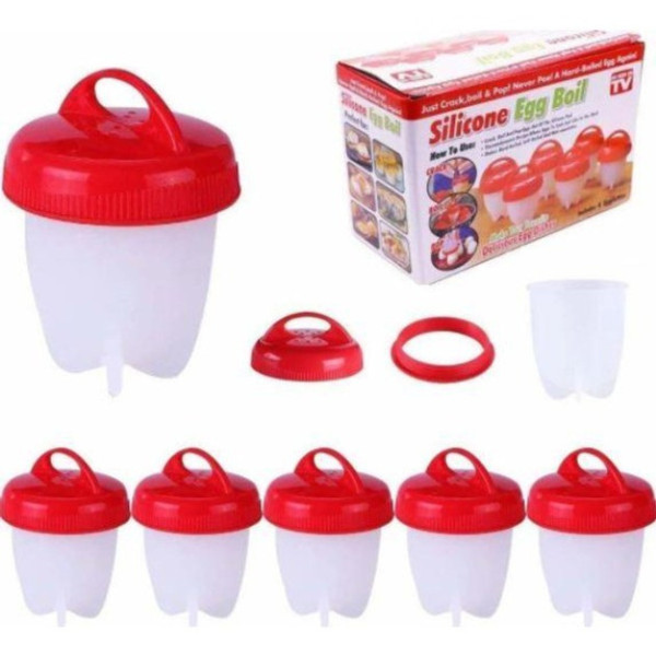 Силиконовые формочки EGG Boiler для варки яиц без скорлупы 6 шт