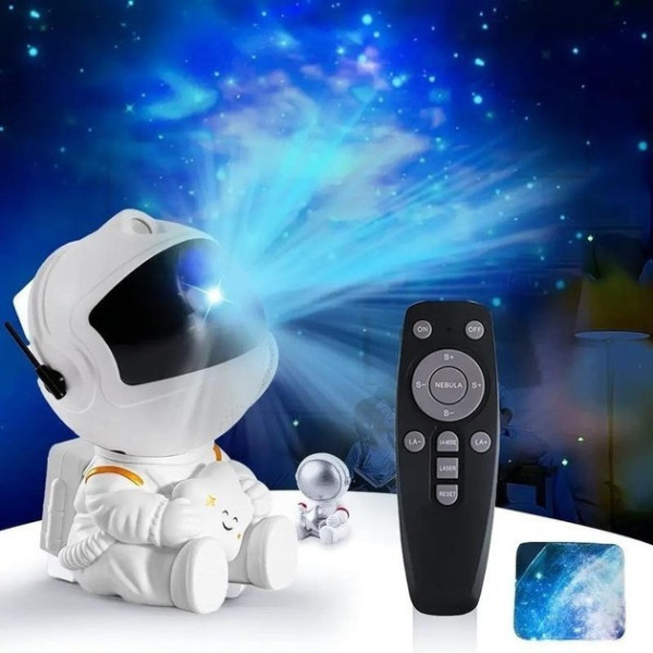 Проектор звездного неба Astro Star, ночник для детей "Космонавт"