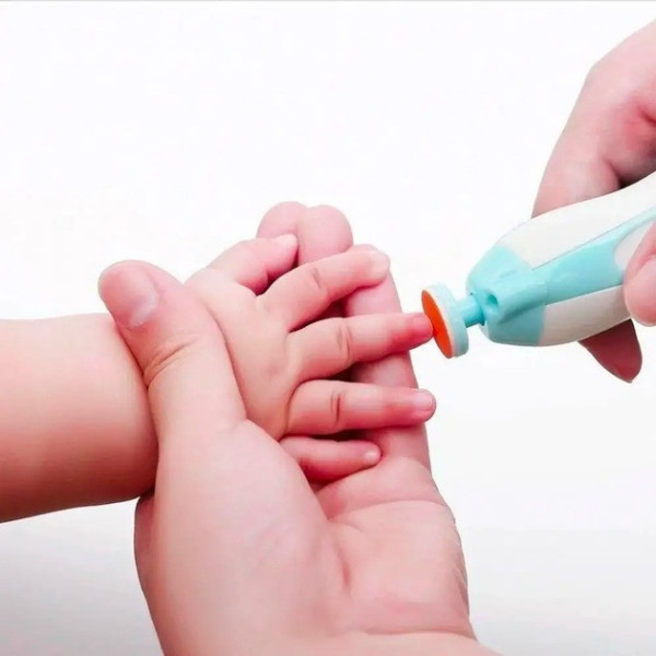 Детская пилочка аккумуляторная  для ногтей и 6 насадок NAIL TRIMMER XL-667