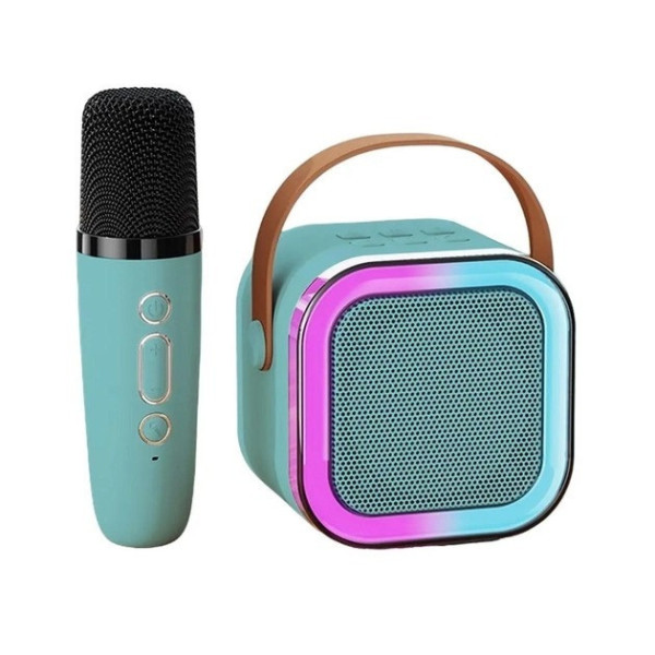 Караоке колонка з RGB-підсвіткою Дитячий мікрофон K1 для караоке з Bluetooth-колонкою і LED-підсвіткою