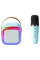 Караоке колонка з RGB-підсвіткою Дитячий мікрофон K1 для караоке з Bluetooth-колонкою і LED-підсвіткою