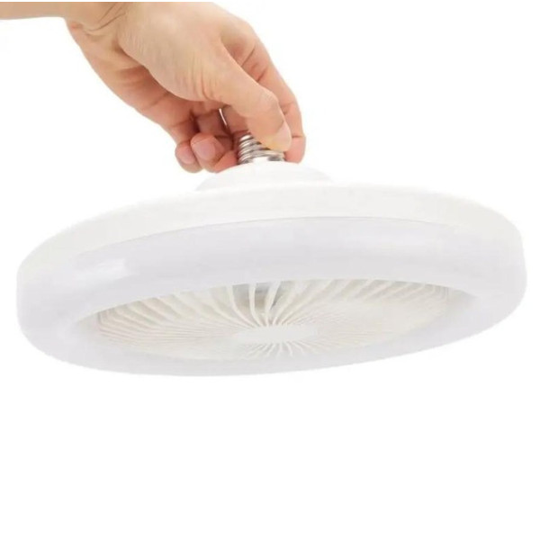 Вентилятор люстра в патрон LED Multi-Function Fan Light универсальный потолочный Белый