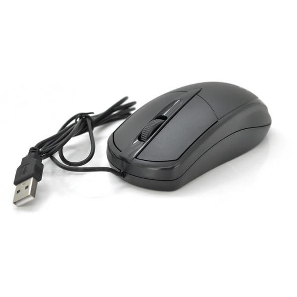 Компьютерная мышь проводная Jedel CP72 для ПК/ноутбука 1000 DPI 1.35М классическая Черный