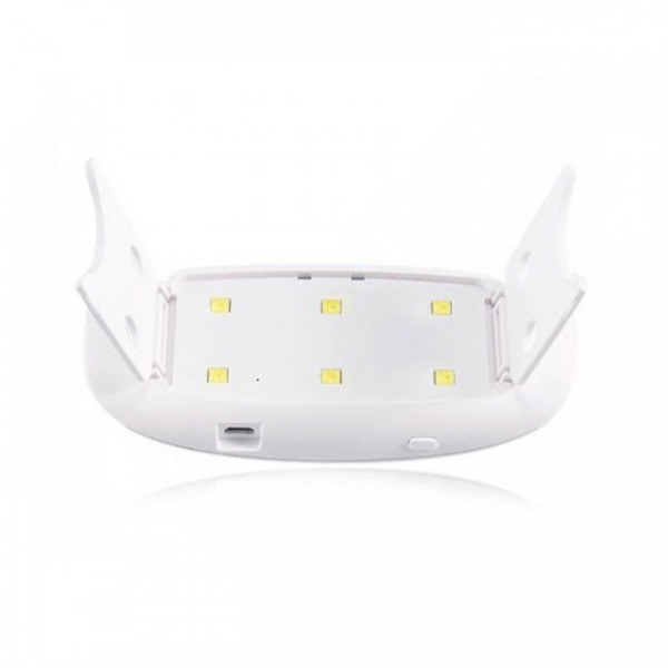 Лампа для манікюру та педикюру LED+UV (лампа для сушки гель-лака) SUN 6 Вт