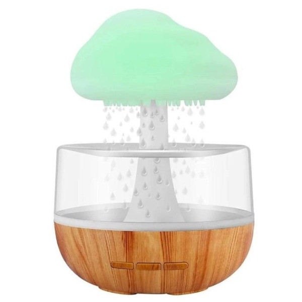 Ночник увлажнитель с эффектом дождя Cloud Rain Humidifier Диффузор и увлажнитель воздуха в комнату