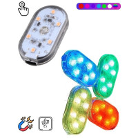 Підсвітка в машину A-Plus Led RGB 2 шт./Світильник салону сенсорний, акумуляторний, 7 режимів