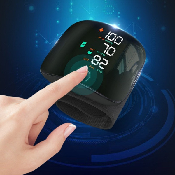 Наручный тонометр IW49 с голосом, LED экраном и зарядкой от USB