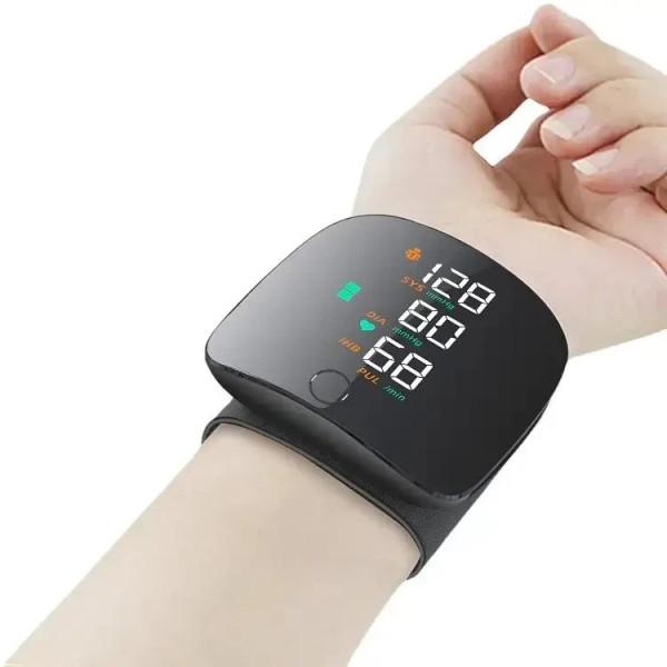 Наручный тонометр IW49 с голосом, LED экраном и зарядкой от USB
