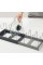 Сушилка для посуды DISH RACK из нержавеющей стали, расширяемая, удобная для кухни