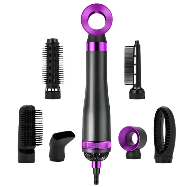 Мультифункциональный фен 5 в 1 Hot Air Styler с комплектом насадок для укладки, сушки и завивки, 1000 Вт
