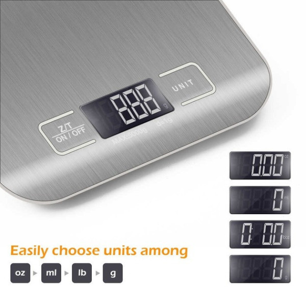 Электронные кухонные весы AND906 с высокой точностью, LCD дисплей, USB питание