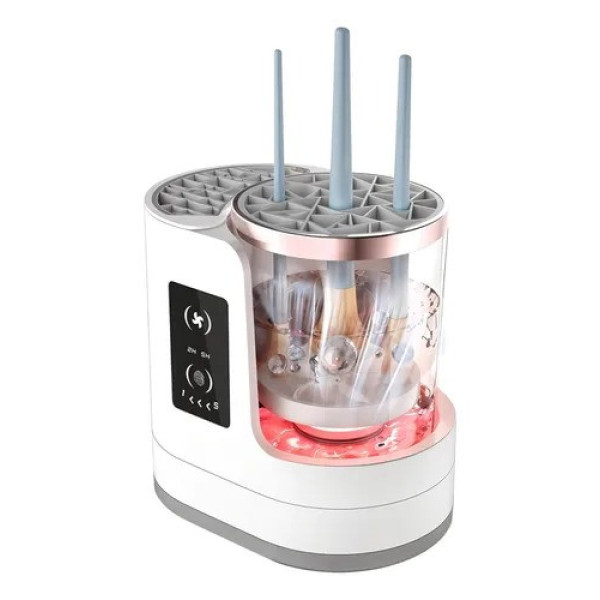 Электрический очиститель AND XL-1321 для кистей макияжа, 8 насадок, USB или на батарейках