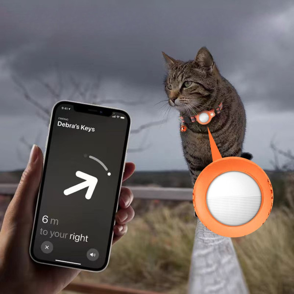 Умный Bluetooth трекер для поиска вещей совместимость Find My белый черный