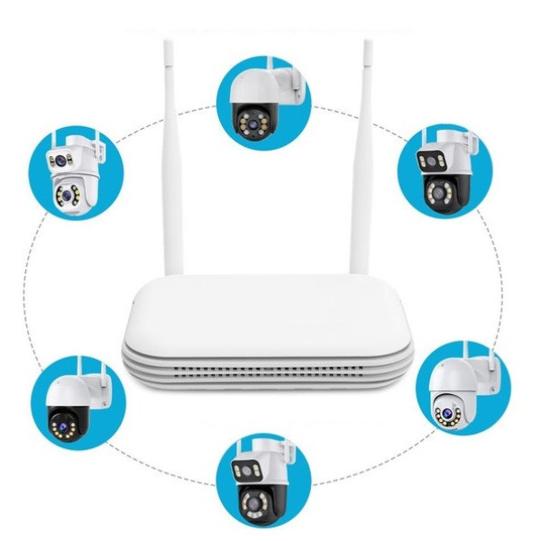 Бездротовий Wi-Fi відеореєстратор на 8 IP-камер з HDMI підтримкою запису віддаленим доступом