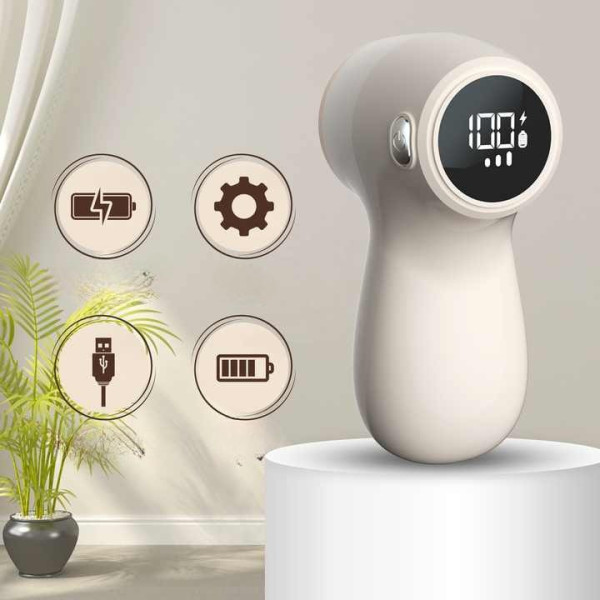 Акумуляторна машинка для видалення ковтунців JOYROOM JR-CY517 з LED-дисплеєм 6 лез