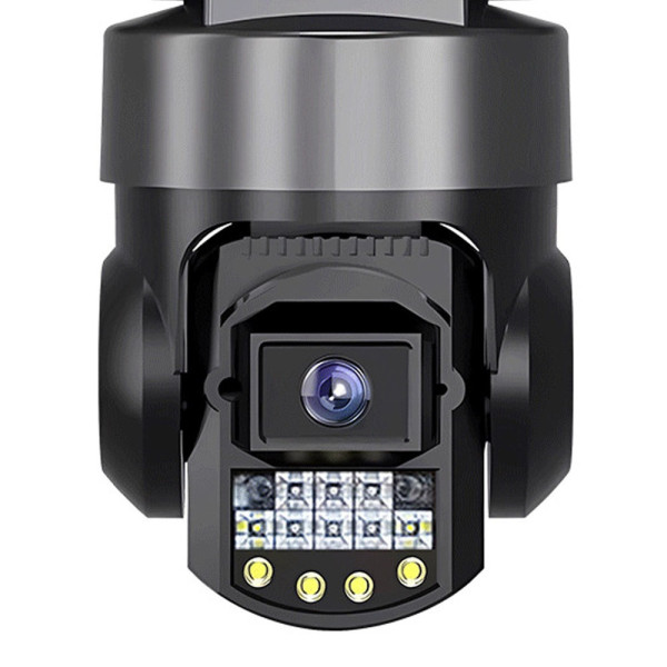 Вулична IP-камера V380 SC28-W 12 МП 4 об'єктиви підтримка V380 PRO