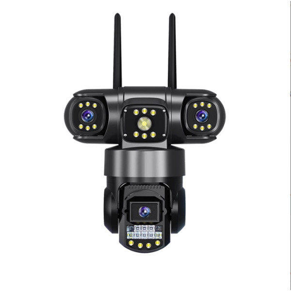 Уличная IP камера V380 SC28-W 12 МП 4 объектива поддержка V380 PRO
