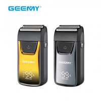 Аккумуляторная электробритва Geemy GM-9012 шейвер для сухого бритья с дисплеем