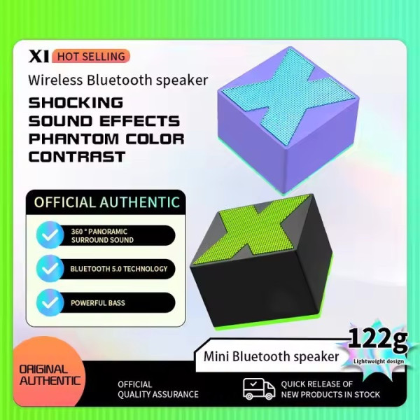 Компактна портативна колонка Bluetooth X1 чистий звук баси