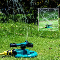 Умная система полива Lawn Sprinkler 360° автоматический разбрызгиватель газона регулировка форсунок