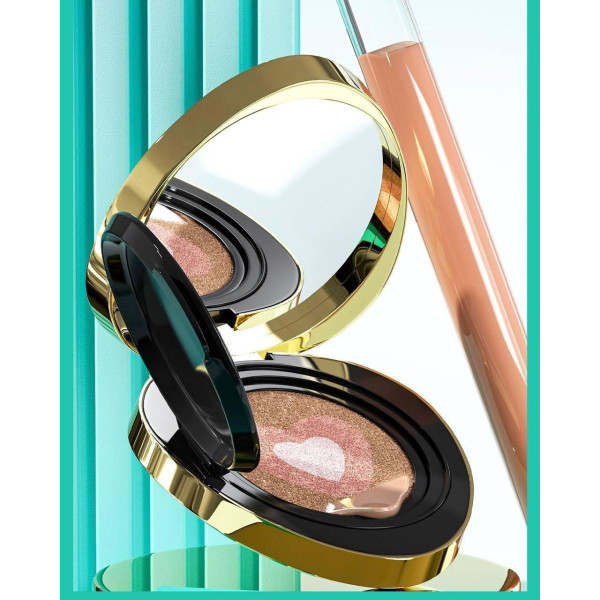 Трехцветный тональный кушон Drawshe Emerald Crystal Glow увлажнение сменный блок 24 г