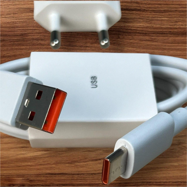 Адаптер USB с кабелем USB-C 200W зарядка для всех устройств