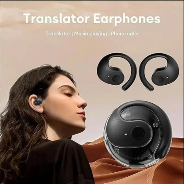 Спортивні бездротові навушники MDR OWS T2 Bluetooth 5.3 з мікрофоном і кейсом чорні