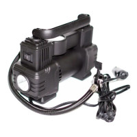 Портативний автокомпресор Air Pump SCK619 12 V зі стрільким манометром і LED ліхтарем