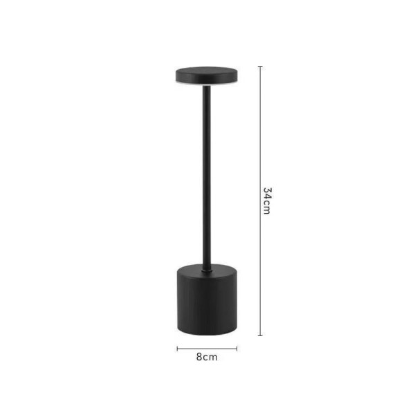 Настольная лампа XPRO HSY-T812-1 LED с сенсорным управлением 7 Вт черная
