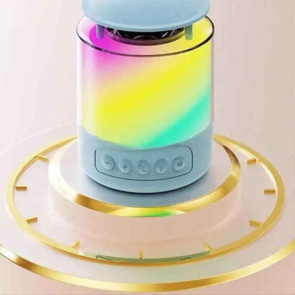 Портативная акустическая колонка K19 с Bluetooth и LED подсветкой для караоке