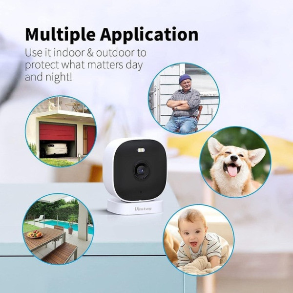 Wi-Fi камера видеонаблюдения с микрофоном и динамиком датчик движения