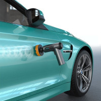 Полірувальна машинка Lesko LY-02 акумуляторна для автомобіля та дому з комплектом насадок