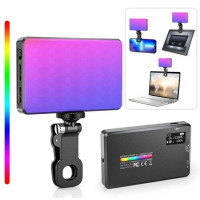 Лампа RGB на прищіпці AND 5265 з регулюванням яскравості та поворотом на 360° для стримерів